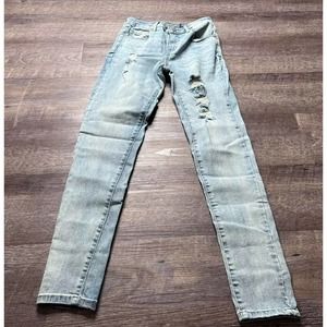 Resfeber Womens Jeans Size 6 Light Wash High Rise Straight L7